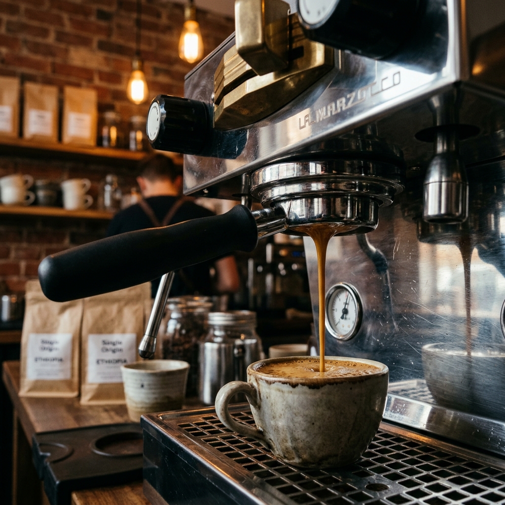 Espresso machine repair technician